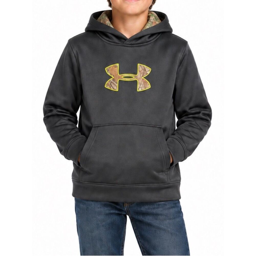 Under Armour Boys Realtree Camo Hoodie | Size Youth Medium
